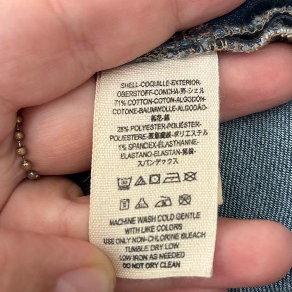 Free People Brady Medium Light Wash Denim Suspender Overalls 27 - Picture 14 of 16